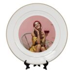 Plate with Gold Trim